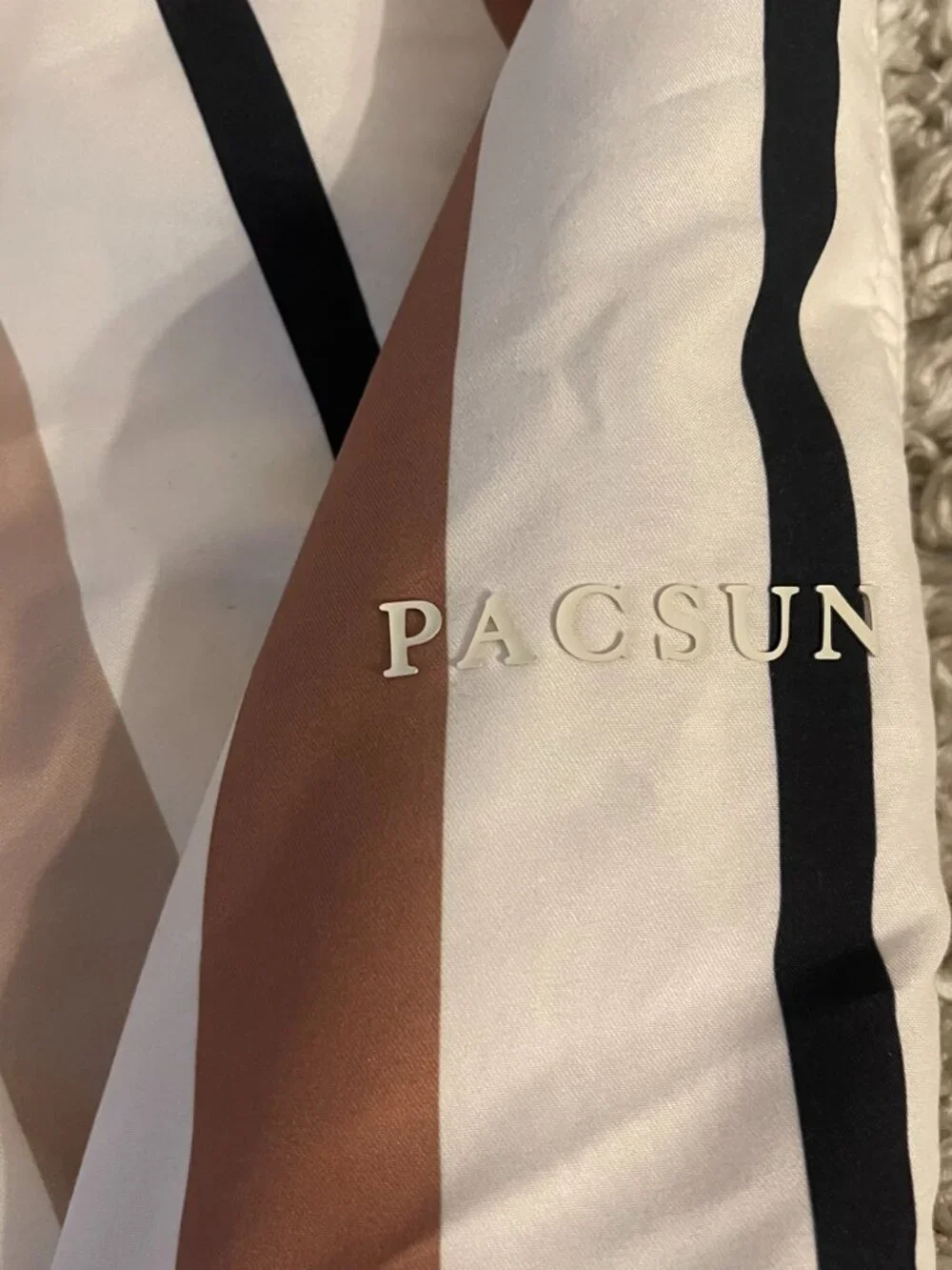 PacSun Kennedy Striped Swim Trunks Mens Medium 4.5